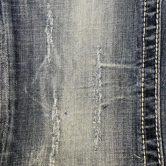 Miss Me Jeans Women's 27x31 (4) Blue Bootcut Rhinestone Pocket Flaps Studding - Picture 7 of 16